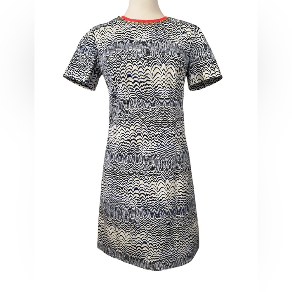 Trina Turk Blue and White Dress